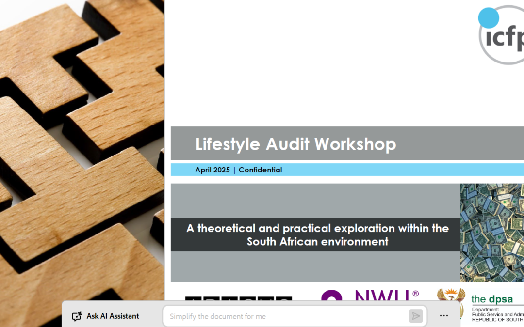 Workshop April 2025: Lifestyle Audits